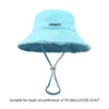 Chapéus de aba larga Chapéus de balde adulto design durável pescador chapéu largura file de protetor solar chapéu de balde de verão q240427