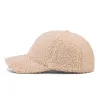 Softball fs 2024 Zielona pluszowa marka baseballowe czapki dla mężczyzn zimowe na świeżym powietrzu ciepłe jagnięce wełniane kobiety kapelusze streetwear hop cap bones Masculinos