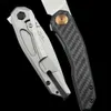 ZT 0545 Flipper Couteau CPM Magnacut Blade, poignée en fibre de carbone