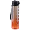 Garrafas de água 1000 ml Motivação de garrafa de mamadeira em grande capacidade para a ginástica de viagem ao ar livre Fitness