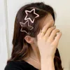 Клипы для волос Barrettes Molans 5pcs 5 заостренных звездных волос Clips Сладкие девушки Barrettes Hair Chang