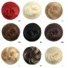 Chignon lupu Synthetic Hair Can Bun SCRUCHIE CHISTIC CHISTIC FAD di clip per capelli ad alta temperatura per capelli.