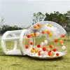 Średnica 4M+1,5 m Tunel Kids Party Balony Fun House Giant Clear Inflatal Crystal Igloo Dome Namiot Bubble Transpirent Bubble Balloons House