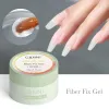 Gel Fibre Glass Gel Canni Venalisa Jelly Extension Nail Gel Milky Construction UV Texture de gel PVC MODELIN