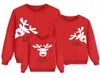 Family Matching Mom Kid Men Women Baby Kids Christmas Sweater Sweatshirt Pullover Tops Jumper Blouse Deer Xmas Boy Girl Clothes1523653