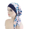 BANDANAS DURAG HOMEPRODUCT CenterPre Print Tie e Headbandelastic Muslim Womens Womens Cancer Chemical Hat 240426