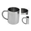 Mugs Coffee Mirror Bière Tasse pour la maison Camping Outdoor Office Office