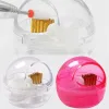 Bits Nail Drill Bit Cleaning Brush Pink Clear Grinding Head Milling Cutter Remove Dust Box Copper Wire Brush Manicure Tools