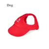 Appareils pour chiens Capes de baseball pour animaux de compagnie mignons chapeaux de soleil chiot