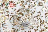 Glitter HHM3298 Mix Colors Heart shapes Metallic luster 3.0MM Size Glitter for nail art makeup and DIY decoration
