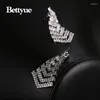 Stud -oorbellen Bettyue nobeler festivalstijl uniek ontwerp kristal kerstboom kubieke zirkoon persoonlijkheid vrolijke oorbel cadeau