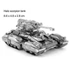 3D Puzzles DIY Mini 3D Metal Bulma Modeli Akrep Tank Şefi Tank Sherman T34 Tank Kaplan Tank Bileşeni Yetişkin Oyuncak Puzzlel2404