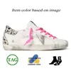 2024 Neue Mode Italien Marke Golden Goode Superstar Designer do alte schmutzige Schuhe Luxus nie aufhalten Oreaming Star Trainer Luxus Low Wildleder Flat Leder Frauen Sneaker