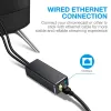 Ethernet karta sieciowa adapter Micro USB Power to RJ45 10/100 Mbps dla Fire TV Stick Chromecast dla Google