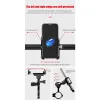 Stands Plus 15 Bicycle Phone Holder Motor de suporte de moto fixo Motocicleta Bike Electric Bike 360 graus Suporte de guidão rotativo