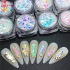 Glitter TCT849 High Brightness White Rainbow Colorful Mermaid Sparkle and Shine Chunky Glitter For Nails Art Eye Makeup Face and Body