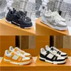 Men Damesschoenen Designer Luxe trainer sneakers Low Black White Baby Blue Navy Orange Green Tour Yellow Pink Brown Mens Trendy Tennis Outdoor Jogging Walking