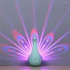 Wall Lamps Creative Peacock Projection Night Light Home Gift Small