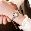 Montre-bracelettes Bracelet coeur Femme Regarder Rose Gold Quartz Robe de montre-bracelet Casual Watches Gift Accessoires uniquement