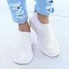 Casual Shoes 2024 Fashion Sneakers For Women Vulcanize Comfortable Slip On Sock Ladies Flat