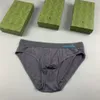 designer Underwear pure cotton material summer Mid-rise Briefs for men luxury embroidery Underpants 3pcs With Box.