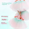 Stage Wear Women Princess Dress Girl Ballet Halloween Natal Luxo Tutu Tulle Midi Short Bubble Dance Cosplay