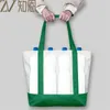 Sac en toile portable de style japonais avec logo imprimé de grande capacité Sac à toile transfrontalière