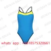 Anzüge Neues weibliches One -Stück Badeanzug Sommer Schwimmbad Training Badebekleidung Rennen bequemer Anzug sexy Bikini -Strand Badeanzug