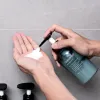 Dispensadores Reabastecível Shampoo Condicionador de lavagem corporal Dispensador Definir letras impressas Dispensador de sabão de sabão de banheiro SHAMPOO DISPENS