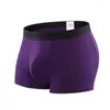 Underpants 4 pezzi/lotto Fibra modale Pure Pure Elasticità Mesh Boxer maschi Shorts flessibili traspiranti Brand Cuecas