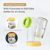 Feeding Portable Baby Bottle Brush Kit Travel Feeding Bottle Cleaning Set Nursing Bottle Cleaner with Extendable Silicone Bottle Brush