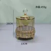 Opbergdozen Binnen Europese kristalglas Candy Jar met deksel ornamenten woonkamer salontafel gedroogd fruit ingeblikte sieraden drop delive othke othke