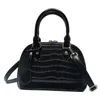 Bag Crocodile Muster Tote Shell 2024 Modequalität PU Leder Frauen Designer Handtasche Vintage Schultermessenger