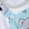 Rompers Baby Clothing Girl Boy Koala Imprimé Jumps Summer Summer à manches à manches courtes 0-18 mois