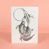 Tattoo Transfer Lasting 15 days temporary tattoo sticker waterproof non-reflective Pisces playing beads pattern sticker body art fake tattoo 240427