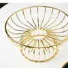 Assiettes Golden Bracket Ceramic Fruit Bowl Plats Snack Snack Plat Quality Trays Serving Platep Plate TEA TEA SAUCER Cake Stand