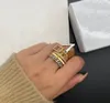 Designer Ring For Women Sieraden Silver Gold Love Rings Letter With Box Fashion Men Wedding Thrree In One Ring v Lady Party Gifts 6 76706828
