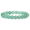 Bracciale verde da 8 mm in perline Bracciale naturale di calceciedy gatto di calcetto per gatto per il trattamento elastico per regali di gioielli da uomo