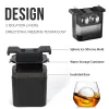 Herramientas fabricante de bolas de hielo de whisky Clear Silicone Cube Cube Bande