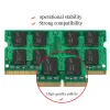 RAMs Pack of 10 2GB PC25300S DDR2 667MHz 204pin 1.8V SODIMM RAM notebook computer memory supports dual channels