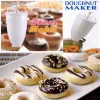 Mögel manuell donut maker donut mögel plast donut dispenser enhet bakning mögel donuts bildar diy kök bakverk dessertverktyg