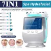 Mikrodermabrasion 7 in 1 Diamantwasser Aqua Dermabrasion Peel Sauerstoff Gesichtsbehebung Schönheit Maschinen Hautpflege Reinigung Spa -Geräte