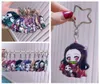 10pcs/Set Anime Demon Kreki Kreki Women Tanjirou Kamado Nezuko Tomioka Giyuu Kimetsu No Yaiba Acryl Key Chain Random H11263359474