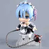 Anime Manga Anime Postacie w różnych światach REM 10CM Wymienne części akcja Charakter Zabawek Kolekcja zabawek świątecznych Doll Bame Packagingl2404