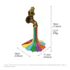 庭の装飾樹脂蛇口蛇口装飾カエル型シミュレートされた小動物ワインキャビネットデコレーションレインボーカラー園芸
