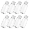Mokken 8 pc's melkfles lege flessen drinks koelkast containers mini deksels sap potten transparante smoothie herbruikbare heldere petten