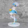 Figura della sposa manga anime rem che inizia da zero in un altro modello di motostello per matrimoni blu di RAM Blue setl2404