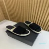 New spring/Summer 2024 Straw woven Fisherman slippers Hemp rope sole slippers towel upper inlaid women