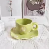 Mugs Nordic Ins Irregular Hand-painted Coffee Living Room Dining Table Afternoon Tea Ceramic Breakfast Cups Crafts Birthday Gift
