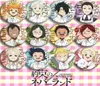 Stift brosches 12st anime japan tecknad film den utlovade neverland cosplay badge yakusoku no emma brosch pins ryggsäckar knapp gåva6757972